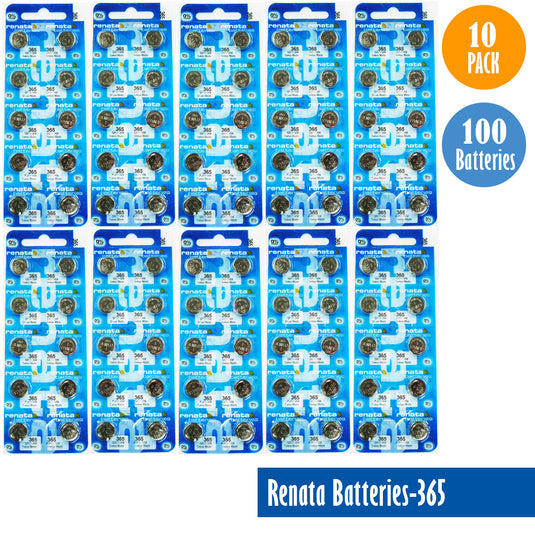 Renata-Batteries-365-1-pack-10-batteries, Replaces-SR1116W, Watch-Batteries, Swiss Made - Universal Jewelers & Watch Tools Inc. 