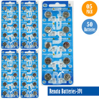 Renata-Batteries-391-1-pack-10-batteries, Replaces-SR1120W, Watch-Batteries, Swiss Made - Universal Jewelers & Watch Tools Inc. 