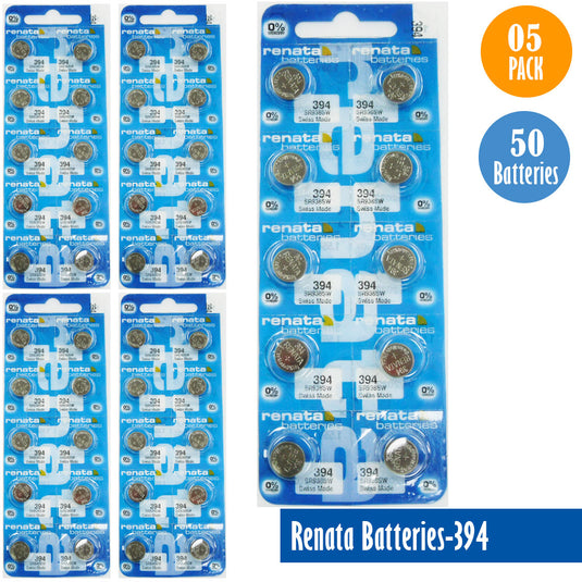 Renata-Batteries-394-1-pack-10-batteries, Replaces-SR936SW, Watch-Batteries, Swiss Made - Universal Jewelers & Watch Tools Inc. 