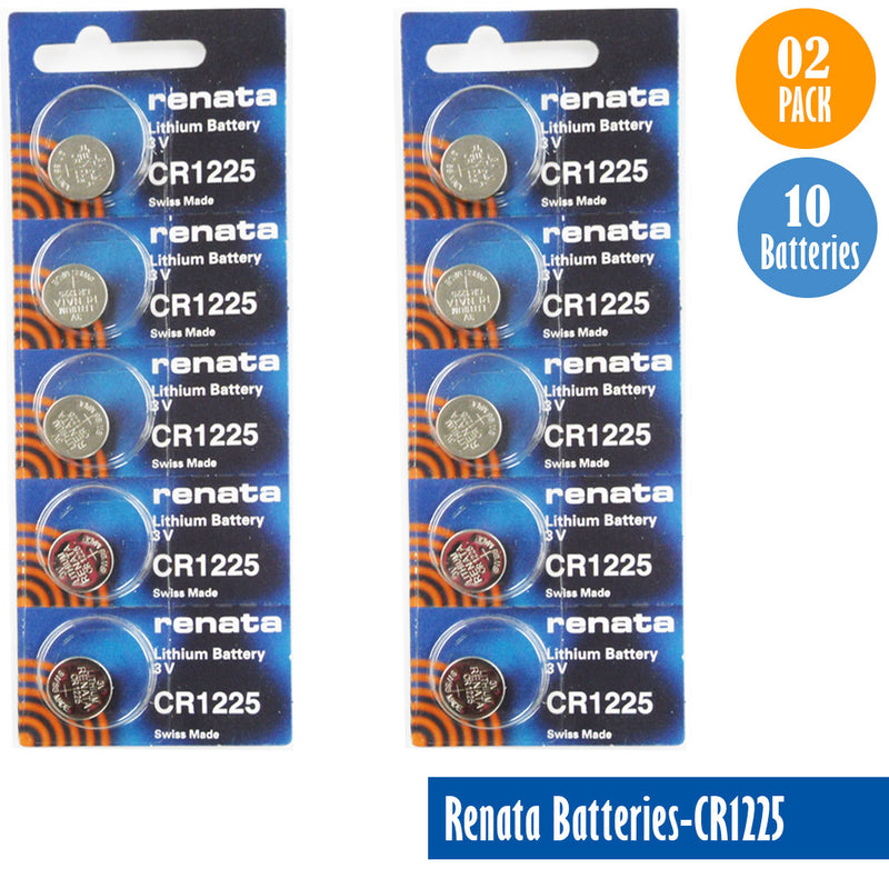 Load image into Gallery viewer, Renata-Batteries-CR1225-1-pack-5-batteries, Watch-Batteries, Swiss Made - Universal Jewelers &amp; Watch Tools Inc. 
