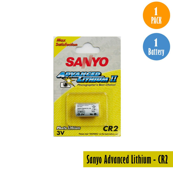 Sanyo Advanced Lithium-CR2, 1 Pack 1 Battery, Available for bulk order - Universal Jewelers & Watch Tools Inc. 