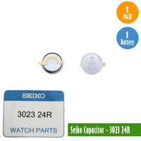 Seiko Capacitor-3023, 24R-1 Pack 1 Capacitor, Available for bulk order - Universal Jewelers & Watch Tools Inc. 