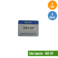 Seiko Capacitor-3023, 24T-1 Pack 1 Capacitor, Available for bulk order - Universal Jewelers & Watch Tools Inc. 