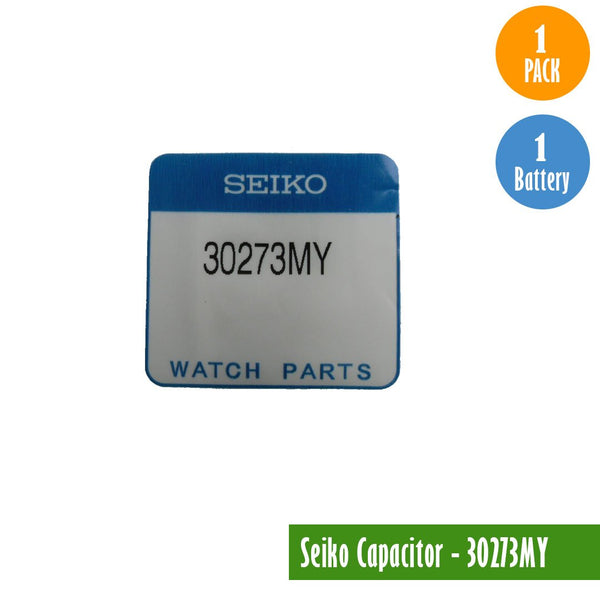 Seiko Capacitor-30273MY, 1 Pack 1 Capacitor, Available for bulk order - Universal Jewelers & Watch Tools Inc. 