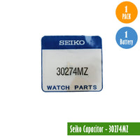 Seiko Capacitor-30274MZ, 1 Pack 1 Capacitor, Available for bulk order - Universal Jewelers & Watch Tools Inc. 