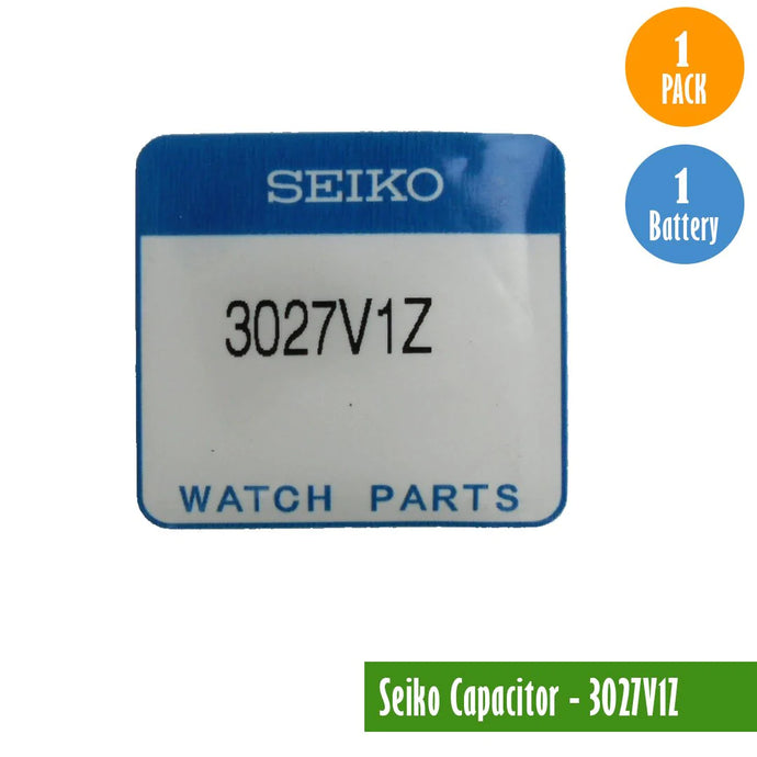 Seiko Capacitor-3027V1Z, 1 Pack 1 Capacitor, Available for bulk order - Universal Jewelers & Watch Tools Inc. 