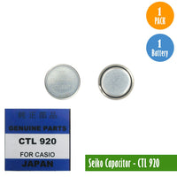 Seiko Capacitor-CTL-920, 1 Pack 1 Capacitor, Available for bulk order - Universal Jewelers & Watch Tools Inc. 