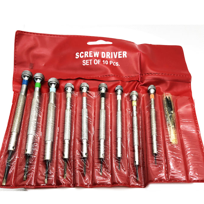 Set of 9 Screw Driver