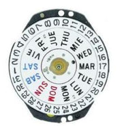 Seiko / Hattory Quartz Movement 3 Hands VX83 Day & Date Watch Parts - Universal Jewelers & Watch Tools Inc. 