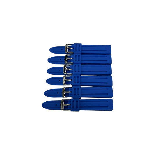 Straight End Watch Silicone Rubber Watch Band with Spring Bars - Universal Jewelers & Watch Tools Inc.