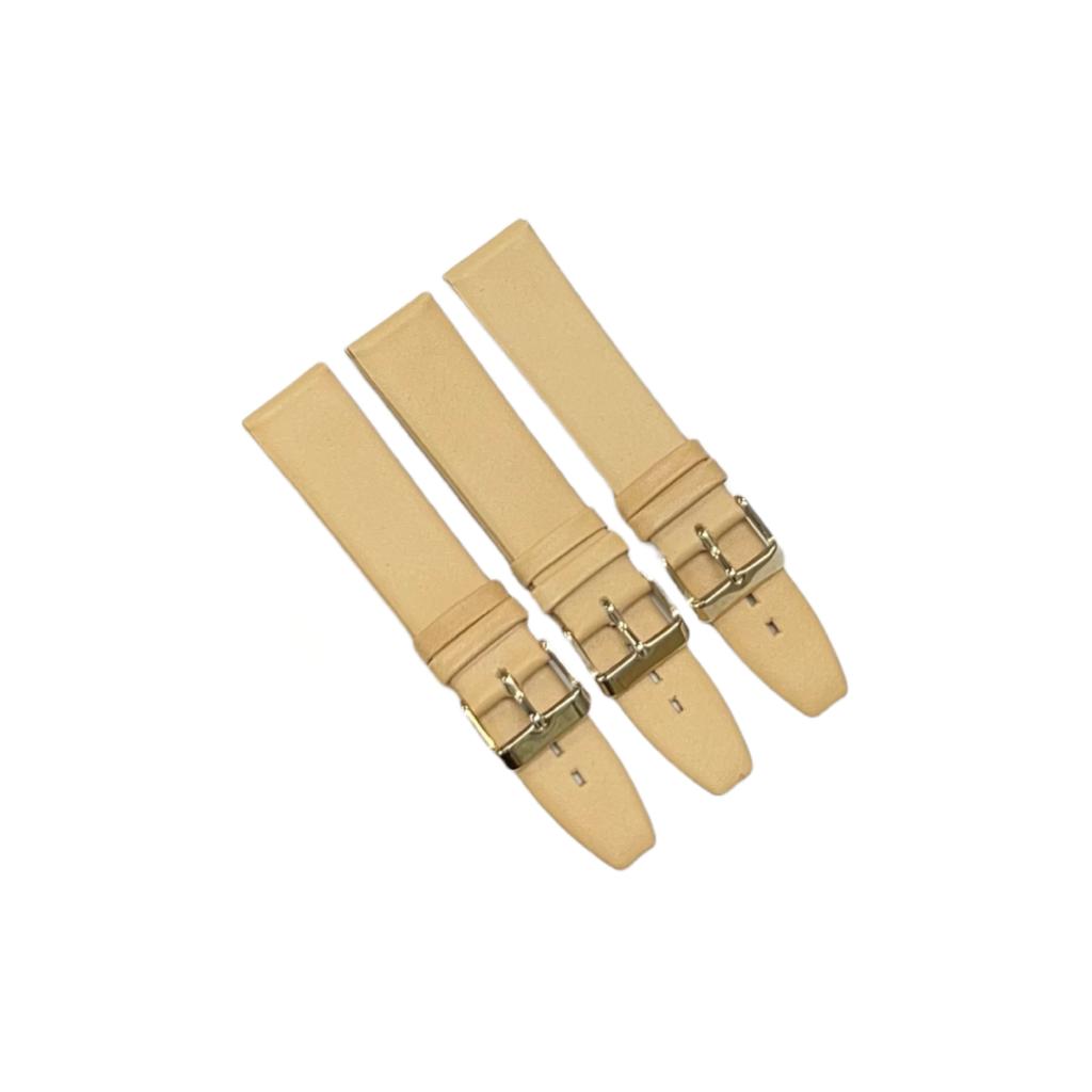 High Quality Watch Bands Flat Genuine Leather Plain 18 - 24mm - Universal Jewelers & Watch Tools Inc.