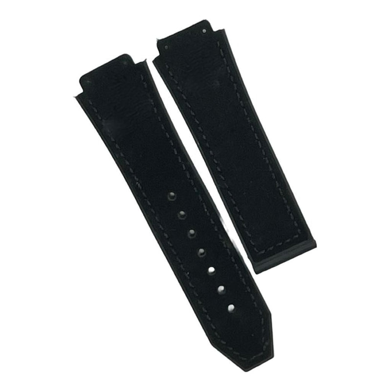 Load image into Gallery viewer, 19X22MM MULTICOLORS PLAIN MATTE SUEDE LEATHER RUBBER WATCH BAND  FITS FOR HUBLOT
