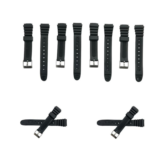 Fits Timex, Casio Water Resistant PVC Sport Watch Band 12MM - Universal Jewelers & Watch Tools Inc.