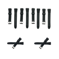 Fits Timex, Casio Water Resistant PVC Sport Watch Band 12MM