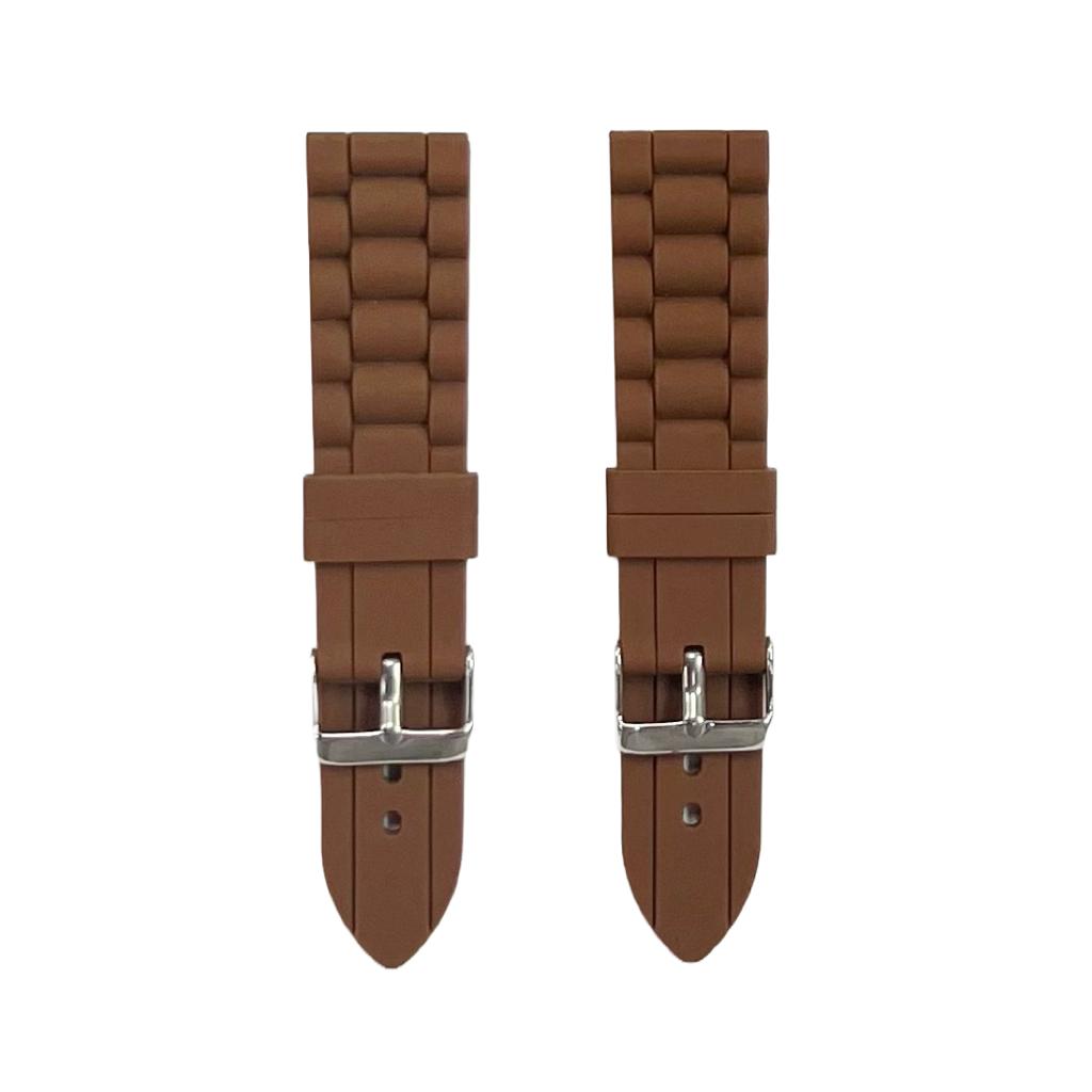 Premium Quality Soft Silicone Rubber Textured Sport Watch Band 22mm&24mm - Universal Jewelers & Watch Tools Inc.