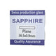 Round Flat Sapphire Watch Crystal 0.9mm Thick (Diameter 9.5mm to 36.5mm) - Universal Jewelers & Watch Tools Inc.