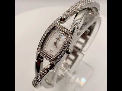 Load and play video in Gallery viewer, DKNY Twist Silver Tone Ladies Watch NY-4286
