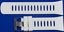 LOT OF 6pcs Watch Bands White Silicon Rubber 30mm Watches at Lugs - Universal Jewelers & Watch Tools Inc.
