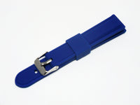 BEST QUALITY,SILICONE WATCH BAND BLUE COLOR 18MM & 20MM - Universal Jewelers & Watch Tools Inc. 