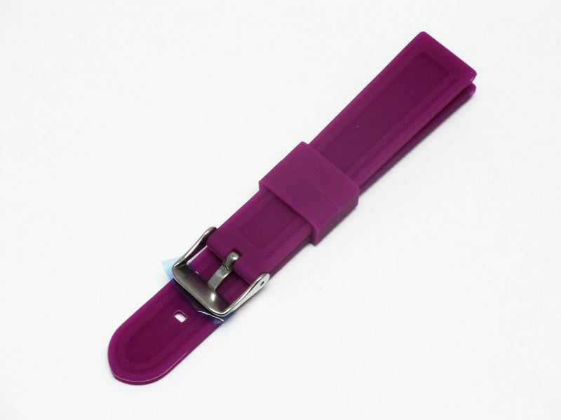 Load image into Gallery viewer, BEST QUALITY,SILICONE WATCH BAND PURPLE COLOR 18MM,20MM &amp; 26MM - Universal Jewelers &amp; Watch Tools Inc. 
