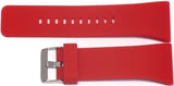 Best Quality,Silicon Watch Band 31mm Red for Big Size Sport Watch - Universal Jewelers & Watch Tools Inc. 