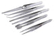 STAINLESS STEEL TWEEZERS 5PCS SET - Universal Jewelers & Watch Tools Inc.