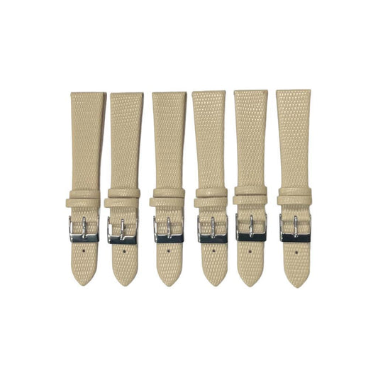 Watch Bands 12 - 24mm Genuine Leather Lizard Grain Best Quality - Universal Jewelers & Watch Tools Inc.