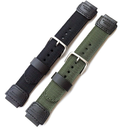 Sports Nylon Watch Band for Casio G - Shock SGW - 300H AE - 1000W W - 735H W - 215 Strap - Universal Jewelers & Watch Tools Inc.