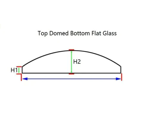 Load image into Gallery viewer, Watch Crystal Single Domed Round Mineral Glass Crystal 2.5mm Thick (35.5mm-50.0mm)
