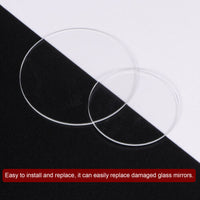 Watch Crystal Flat Round Mineral Glass Crystal 0.80mm Thick (38.1mm-40.0mm)