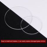 Watch Crystal Flat Round Mineral Glass Crystal 0.80mm Thick (29.0mm-38.0mm)