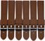 LOT OF 6PCS. SILICONE WATCH BANDS BROWN COLOR 18MM, 20MM & 26MM - Universal Jewelers & Watch Tools Inc.
