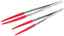 Lot of 2pcs Tweezers for jewllery crafing & cleaning with plastic tips - Universal Jewelers & Watch Tools Inc.