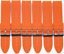 LOT OF 6pcs Orange & Purple Watch Bands Silicon Rubber 22mm Curve End Fits Tag Heurer - Universal Jewelers & Watch Tools Inc.