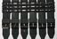 LOT OF 6pcs SILICON RUBBER WATCH BANDS 24MM BLACK - Universal Jewelers & Watch Tools Inc.
