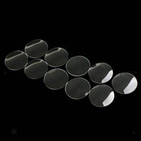 Watch Crystal Double Domed Round Mineral Glass Crystal 1.0mm Thick (22.4mm-30.7mm)