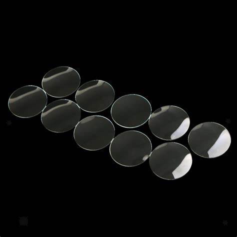 Watch Crystal Double Domed Round Mineral Glass Crystal 1.0mm Thick (14.0mm-22.3mm)