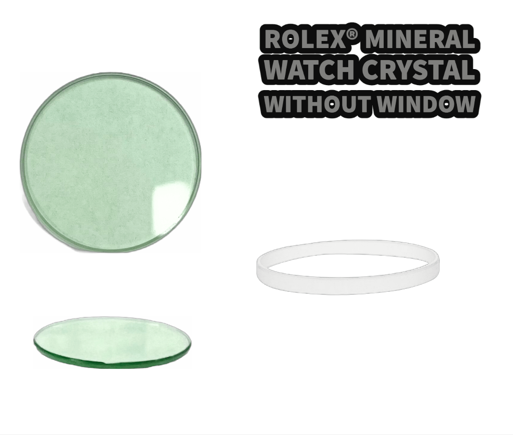 MINERAL GREEN WATCH CRYSTAL FOR ROLEX ®(25 - 318 GB) MILGAUSS 116400 116400V 116400GV - Universal Jewelers & Watch Tools Inc.